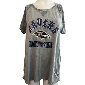 Juniors XL 15/17 Girls Baltimore Ravens Camo T Shirt NFL Teen Apparel NWT